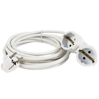 REV 0016032114 Stroom Verlengkabel 16 A Wit 3.00 m H05VV-F 3G 1,5 mm² - thumbnail