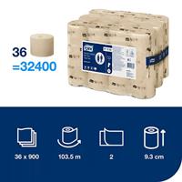 Tork Natural toiletpapier, T7 Advanced, pak van 36 rollen - thumbnail