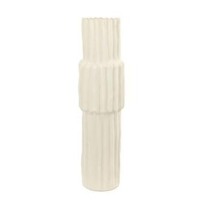 Light & Living Vaas 'Longa' Keramiek, 72cm hoog, kleur Crème