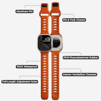Nomad Sport horlogeband waterproof 45/46/49mm - Ultra Orange