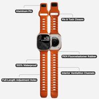 Nomad Sport horlogeband waterproof 45/46/49mm - Ultra Orange - thumbnail