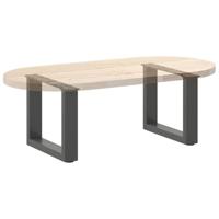 Salontafelpoten 2 st U-vormig 30x(30-31) cm staal antraciet - thumbnail