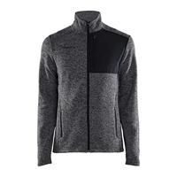 Craft 1912218 ADV Explore Heavy Fleece Jacket M - Black-Melange - 3XL - thumbnail