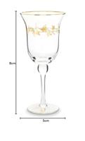 Pip Studio Wijnglas Winter Wonderland Goud 390ml - thumbnail