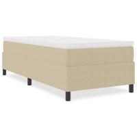 Boxspring bed Grijs groen 90 x 200 cm Katoenen stof - thumbnail