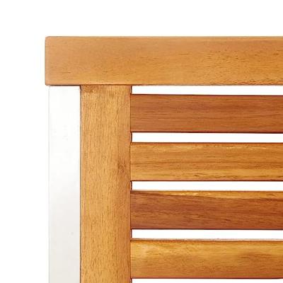 Tuinstoelen 4 st met kussens massief acaciahout