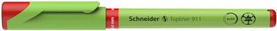 Fineliner schneider topliner 911 0.4mm rood | 10 stuks