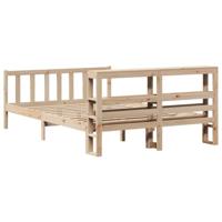 Bedframe zonder matras massief grenenhout 160x200 cm - thumbnail