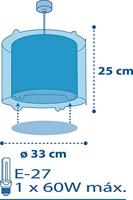 Dalber Kinderkamer hanglampPlanets blauw - 41342 - thumbnail