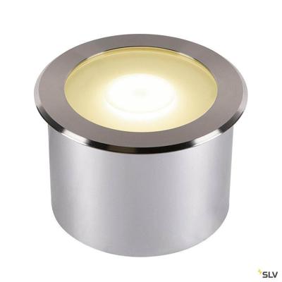 SLV DASAR FLAT 120 1006107 Vloerinbouwlamp LED vast ingebouwd LED 7 W RVS