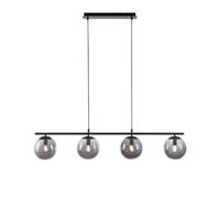 Just Light Zwarte hanglampBig Widow 4-lichts - 14604-18 - thumbnail