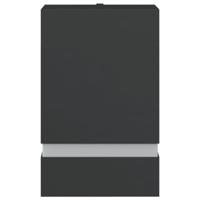 VidaXL Buitenwandlamp roestvrij staal zwart - thumbnail