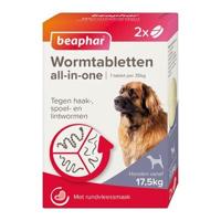 Beaphar Wormtabletten all-in-one Honden vanaf 17.5KG - thumbnail
