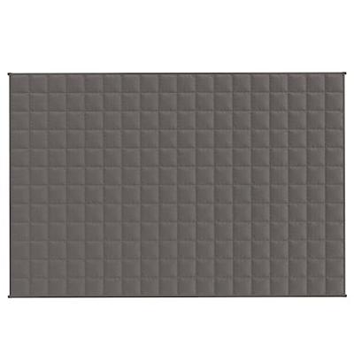 VidaXL Verzwaringsdeken 120x180 cm 9 kg stof grijs VidaXL Verzwaringsdeken 120x180 cm 9 kg stof grijs