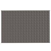 Verzwaringsdeken 120x180 cm 9 kg stof grijs - thumbnail