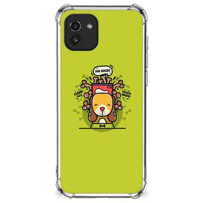Samsung Galaxy A03 Stevig | Bumper Hoesje | Doggy Biscuit Samsung Galaxy A03 Stevig | Bumper Hoesje | Doggy Biscuit