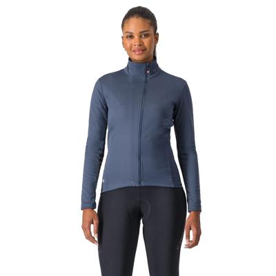 Castelli Transition 2 lange mouw fietsjack twilight blue dames XL