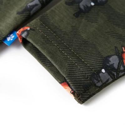 Kinderpyjama met lange mouwen ninjavos 116 kakikleurig Kinderpyjama met lange mouwen ninjavos 116 kakikleurig