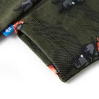 Kinderpyjama met lange mouwen ninjavos 140 kakikleurig - thumbnail