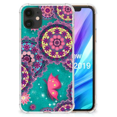 Apple iPhone 11 Back Cover Cirkels en Vlinders Apple iPhone 11 Back Cover Cirkels en Vlinders