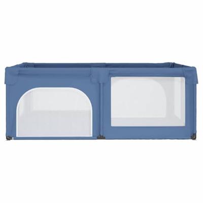 Babybox met 2 deuren oxford stof lichtblauw - thumbnail