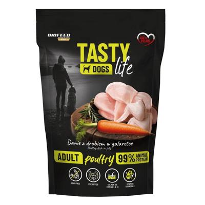 BIOFEED Tasty Dogs Life Poultry - natvoer voor honden - 500g