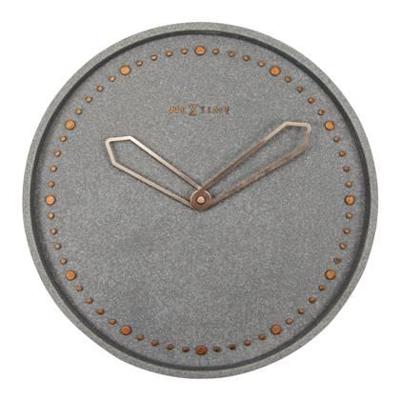 NeXtime NE-3197GS Wandklok Dia. 35 Cm, Polyresin, Grijs NeXtime NE-3197GS Wandklok Dia. 35 Cm, Polyresin, Grijs