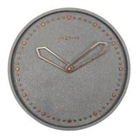 NeXtime NE-3197GS Wandklok Dia. 35 Cm, Polyresin, Grijs - thumbnail