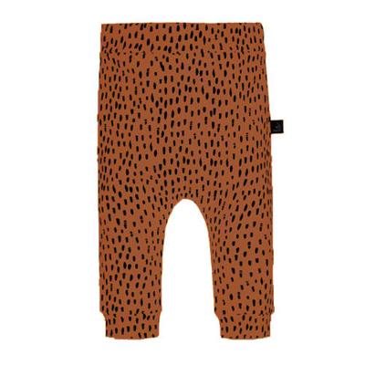 Babystyling baby slim fit broek met all over print bruin/zwart Babystyling baby slim fit broek met all over print bruin/zwart