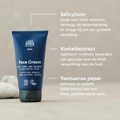 Urtekram Men gezichtscreme 75 Milliliter Urtekram Men gezichtscreme 75 Milliliter