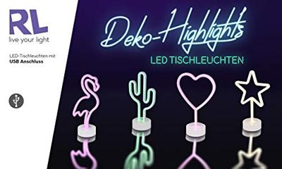 Trio TafellampCactus met groen licht - R55220101