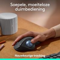 LOGITECH M575 Ergo Draadloze Trackball Muis Grijs - thumbnail