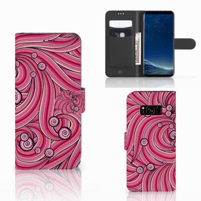 Samsung Galaxy S8 Hoesje Swirl Pink