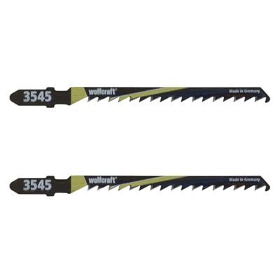 Wolfcraft Decoupeerzaagblad | HCS | L=100mm | T-Schaft | 2 stuks - 3545000 Wolfcraft Decoupeerzaagblad | HCS | L=100mm | T-Schaft | 2 stuks - 3545000