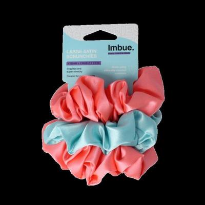 Scrunchies satin large 3 Stuks