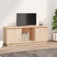 Tv-meubel 110,5x35x44 cm massief grenenhout - thumbnail