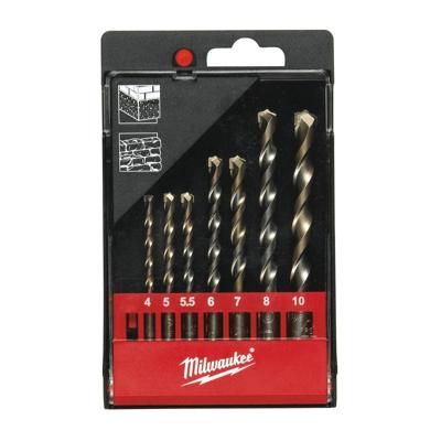 Milwaukee Betonboren 8-delige set - 4932480158 Milwaukee Betonboren 8-delige set - 4932480158