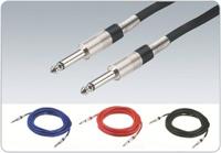 Monacor 0060470 Jackplug Audio Verbindingskabel [1x Jackplug male 6,3 mm (mono) - 1x Jackplug male 6,3 mm (mono)] 3 m Zwart - thumbnail