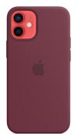 Apple Silicone MagSafe Case iPhone 12 Mini Plum - thumbnail