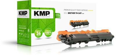 KMP Tonercassette vervangt Brother TN-245Y, TN245Y Compatibel Geel 2200 bladzijden B-T51 KMP Tonercassette vervangt Brother TN-245Y, TN245Y Compatibel Geel 2200 bladzijden B-T51