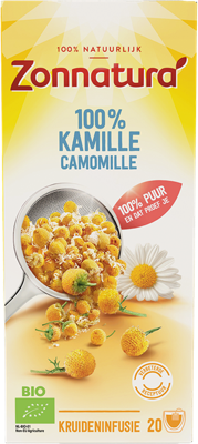 Zonnatura Kamille thee 100% bio 20 Zakjes Zonnatura Kamille thee 100% bio 20 Zakjes