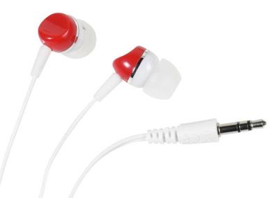 Vivanco SR 3 RED In Ear oordopjes Kabel Wit, Rood