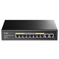 Cudy GS1010PE netwerk-switch Gigabit Ethernet (10/100/1000) Power over Ethernet (PoE) Zwart - thumbnail