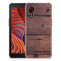Samsung Galaxy Xcover 5 | Bumper Hoesje | Old Wood - thumbnail