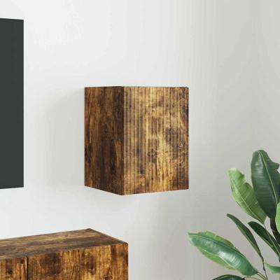 TV Wandkast Gerookt eiken 30 x 31 x 40 cm Bewerkt hout TV Wandkast Gerookt eiken 30 x 31 x 40 cm Bewerkt hout