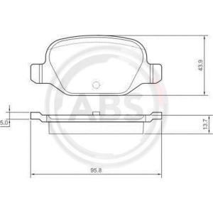 Remblokken set 37311