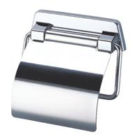 Geesa Standard Toiletrolhouder met klep Chroom 915144 - thumbnail