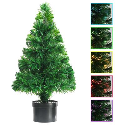 VidaXL Kunstkerstboom 64 cm glasvezel groen