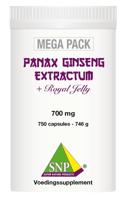 SNP Panax ginseng extract megapack 750 Capsules - thumbnail