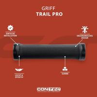 CONTEC "trail pro" handvat ct grips trail pro 135 mm, black - thumbnail